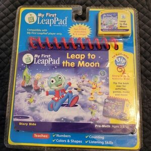 Leap Frog My First LeapPad Leap to the Moon Book & Cartridge NEW Ages 3+